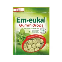 EM-EUKAL Eukalyptus-mentol tyggegummidråper, sukkerholdige, 90 g