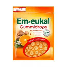 EM-EUKAL Ingefær-oransje sukkergummidråper, 90 g