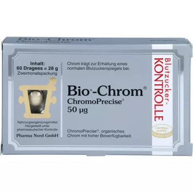 BIO-CHROM ChromoPrecise 50 μg Pharma Nord Smeltetabletter, 60 stk