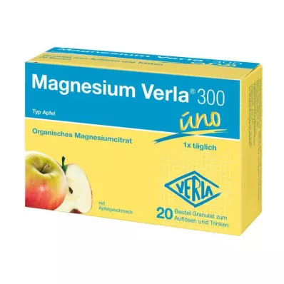 Magnesium Verla 300 Eplegranulat, 20 stk Magnesium Verla 300 Eplegranulat, 20 stk