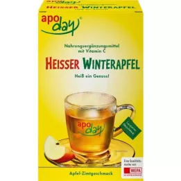 APODAY Hot Winter Apple Vitamin C-pulver, 10X10 g