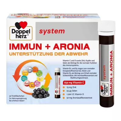 Doppelherz system Immune+Aronia ampuller, 30 stk Doppelherz system Immune+Aronia ampuller, 30 stk
