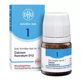 DHU Schüßler salt nr. 1 Calcium fluoratum D12 kuler, 10 g