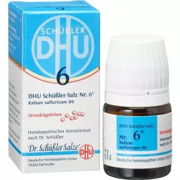 BIOCHEMIE DHU 6 Kalium sulphuricum D 6 kuler, 10 g