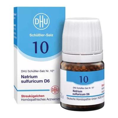 BIOCHEMIE DHU 10 Natrium sulphuricum D 6 globuler, 10 g BIOCHEMIE DHU 10 Natrium sulphuricum D 6 globuler, 10 g