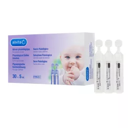 ALVITA ampuller med fysiologisk saltvannsløsning, 30X5 ml