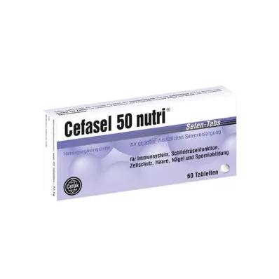 Cefasel 50 nutri selen tabs, 60 stk