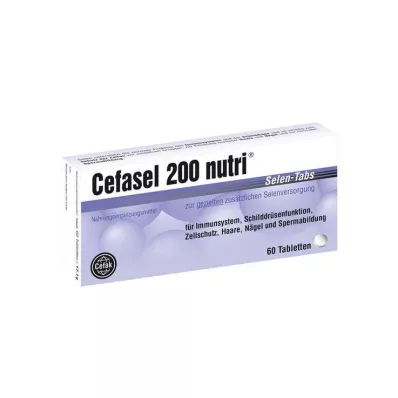 Cefasel 200 nutri selen tabs, 60 stk Cefasel 200 nutri selen tabs, 60 stk