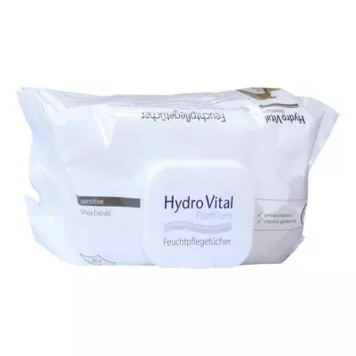 HYDROVITAL Våtservietter med shea, 80 stk