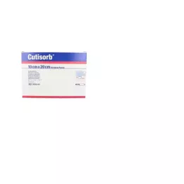 CUTISORB Absorberende kompresser sterile 10x20 cm, 25 stk