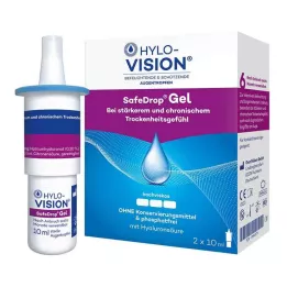 HYLO-VISION SafeDrop Gel Øyedråper, 2X10 ml