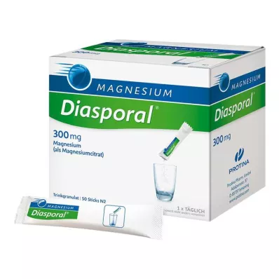 MAGNESIUM DIASPORAL 300 mg granulat, 50 stk MAGNESIUM DIASPORAL 300 mg granulat, 50 stk