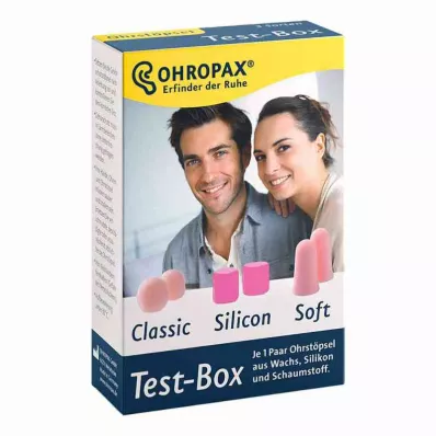 Ohropax testboks 3 typer ørepropper (3x2 stk)