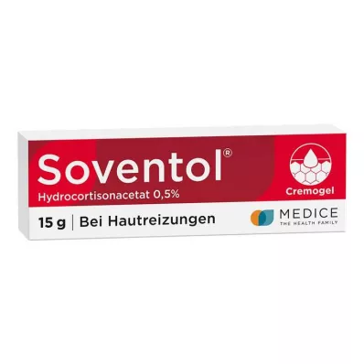 SOVENTOL Hydrokortisonacetat 0,5 % krem, 15 g SOVENTOL Hydrokortisonacetat 0,5 % krem, 15 g