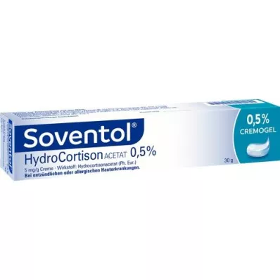 SOVENTOL Hydrokortisonacetat 0,5 % krem, 30 g