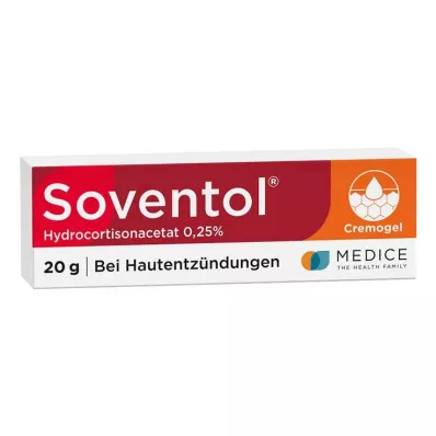 SOVENTOL Hydrokortisonacetat 0,25% krem, 20 g SOVENTOL Hydrokortisonacetat 0,25% krem, 20 g