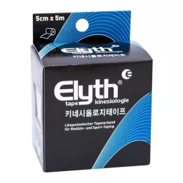 KINESIOLOGIE Tape Elyth 5 cmx5 m svart, 1 stk