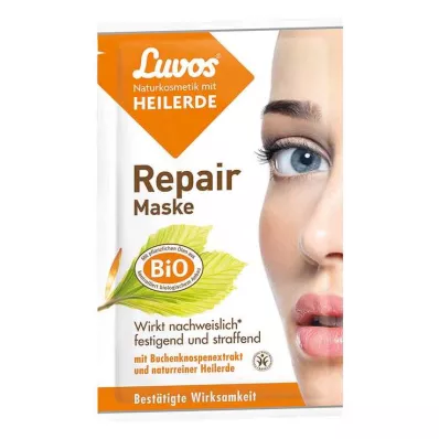 Luvos Naturkosmetik Healing Clay Repair Mask, 2X7,5 ml Luvos Naturkosmetik Healing Clay Repair Mask, 2X7,5 ml