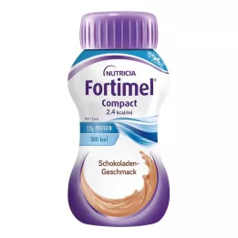 FORTIMEL Compact 2.4 Sjokoladesmak, 4X125 ml