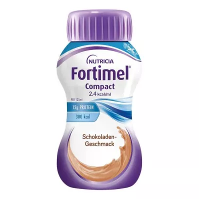 FORTIMEL Compact 2.4 Sjokoladesmak, 4X125 ml