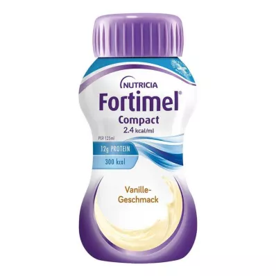 FORTIMEL Compact 2.4 vaniljesmak, 4X125 ml