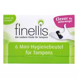 FINELLIS Minihygieneposer for tamponger på farten, 6 stk