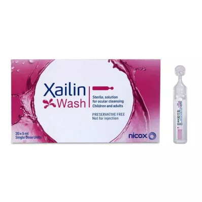 XAILIN Vask oftalmisk oppløsning i enkeltdoser, 20X5 ml