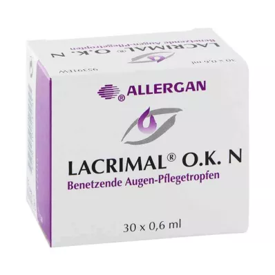 LACRIMAL O.K. N øyedråper, 30X0,6 ml LACRIMAL O.K. N øyedråper, 30X0,6 ml