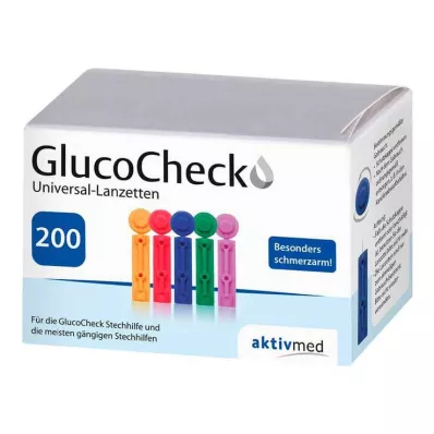 Gluco Check-lansetter universal, 200 stk Gluco Check-lansetter universal, 200 stk