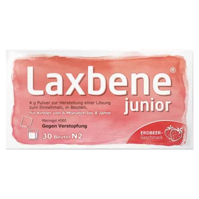 Laxbene junior 30x4 g pulver for barn fra 6 måneder - 8 år, 30X4 g