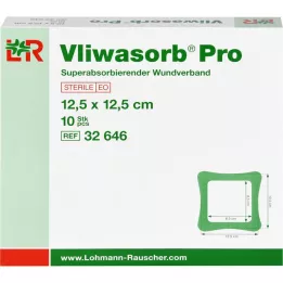 VLIWASORB Pro superabsorb.comp.sterile 12,5x12,5 cm, 10 stk