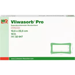 VLIWASORB Pro superabsorb.comp.sterile 12,5x22,5 cm, 10 stk