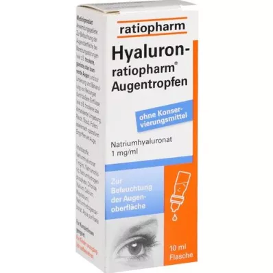 HYALURON-RATIOPHARM Øyedråper, 10 ml