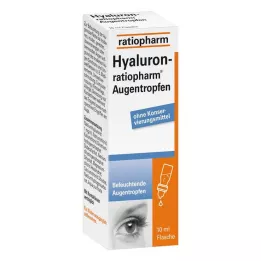 HYALURON-RATIOPHARM Øyedråper, 10 ml