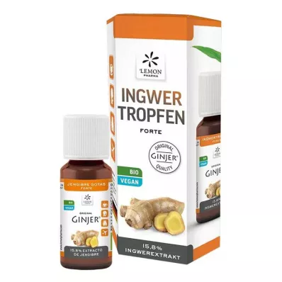 Ingefær Ginjer forte dråper, 20 ml