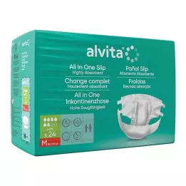 ALVITA Alt-i-ett-inkontinensbukse super medium day, 24 stk