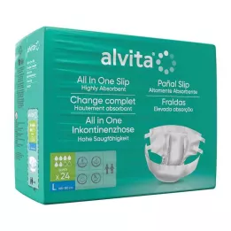 ALVITA Alt-i-ett-inkontinensbukse super large day, 24 stk