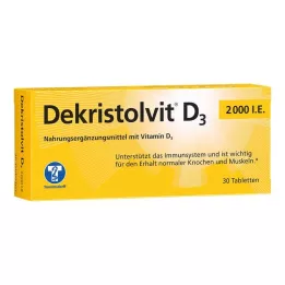 DEKRISTOLVIT D3 2 000 IE tabletter, 30 stk