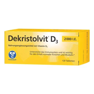 DEKRISTOLVIT D3 2 000 IE tabletter, 120 stk DEKRISTOLVIT D3 2 000 IE tabletter, 120 stk