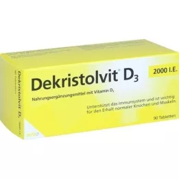 DEKRISTOLVIT D3 2 000 IE tabletter, 90 stk