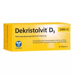 DEKRISTOLVIT D3 2 000 IE tabletter, 90 stk