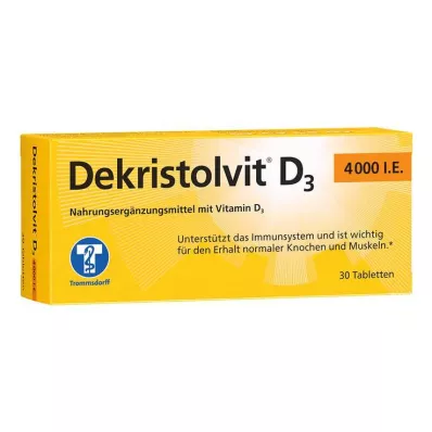 Dekristolvit D3 4000 IE tabletter, 30 stk