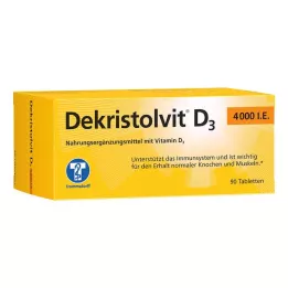 DEKRISTOLVIT D3 4 000 IE tabletter, 90 stk
