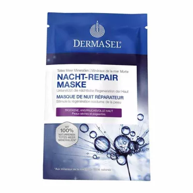 Dermasel Spa Dead Sea Mask Night Repair, 12 ml Dermasel Spa Dead Sea Mask Night Repair, 12 ml