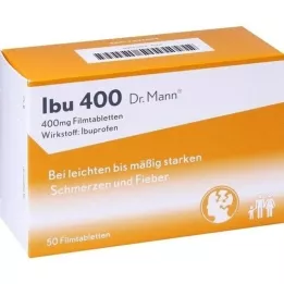 IBU 400 Dr.Mann filmdrasjerte tabletter, 50 stk