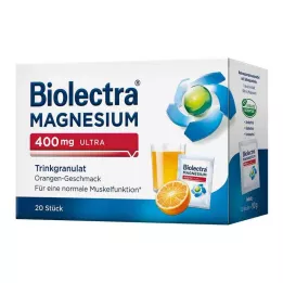 BIOLECTRA Magnesium 400 mg ultra Trinkgran.Orange, 20 stk