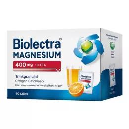 BIOLECTRA Magnesium 400 mg ultra Trinkgran.orange, 40 stk