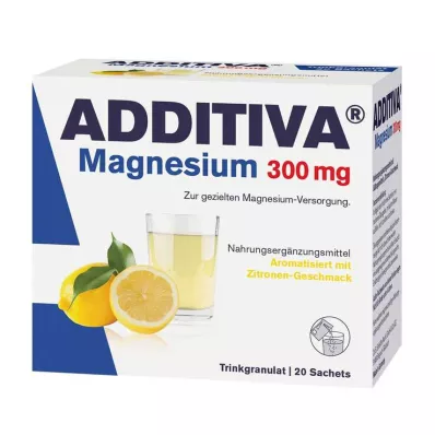 Additiva Magnesium 300 mg N pulver, 20 stk Additiva Magnesium 300 mg N pulver, 20 stk