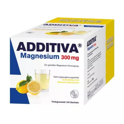 Additiva Magnesium 300 mg N pulver, 60 stk
