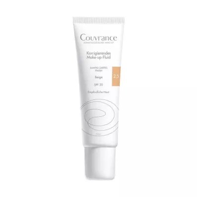 Avene Couvrance korrigerende sminkevæske beige 2,5, 30 ml Avene Couvrance korrigerende sminkevæske beige 2,5, 30 ml
